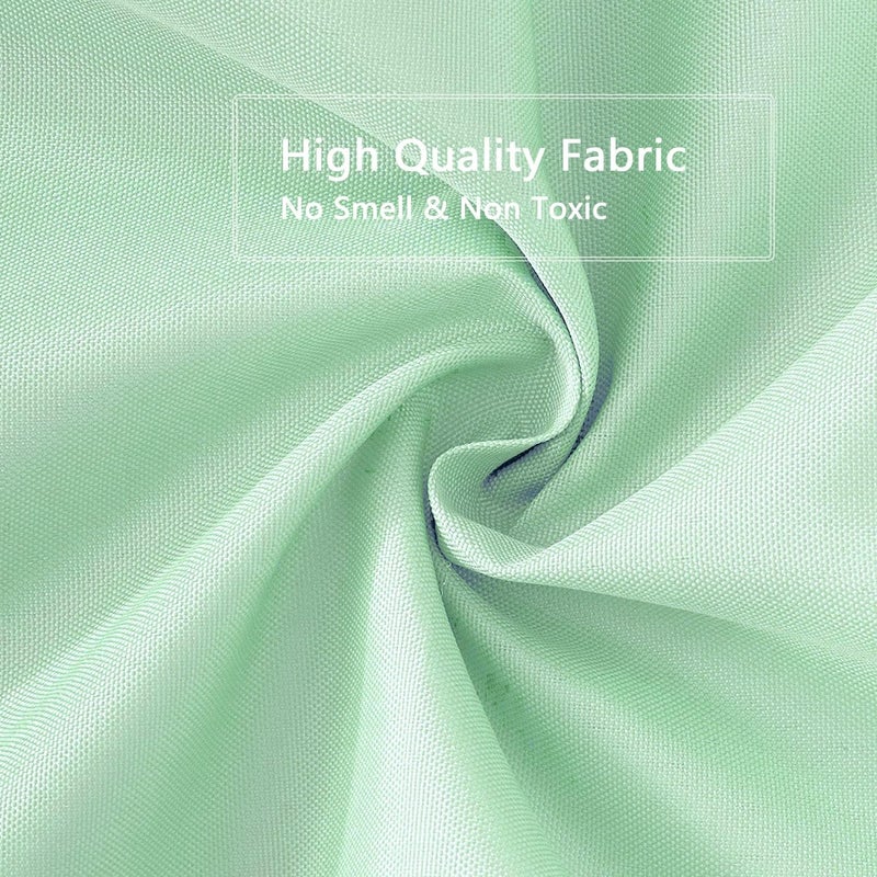 LLSCL Apple Green Fabric Shower Curtain Liner with Magnets, Waterproof Hotel Quality, 72 x 72 Machine Washable - Image 5